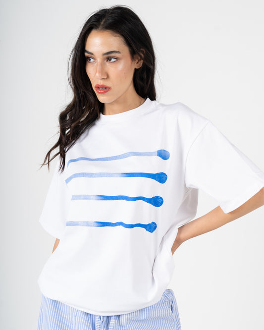 Unisex Oversized T-shirt "Matches Lifecycle"
