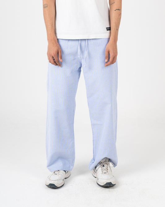 Summer striped pants relaxed fit