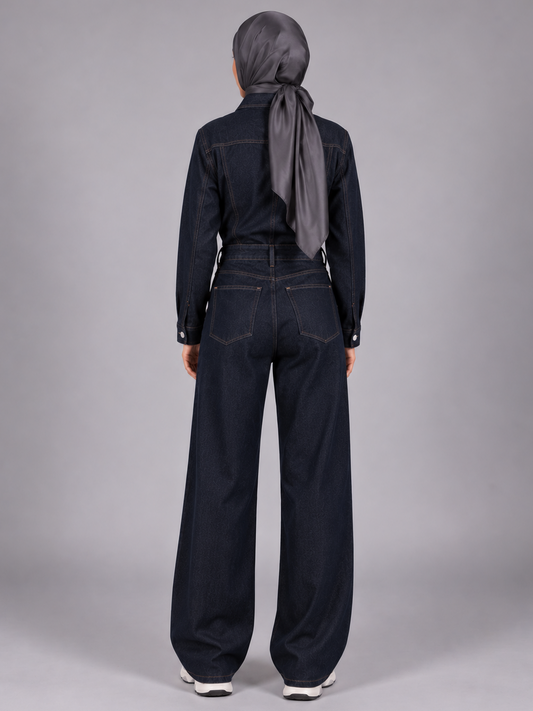 Dark Denim Jumpsuit