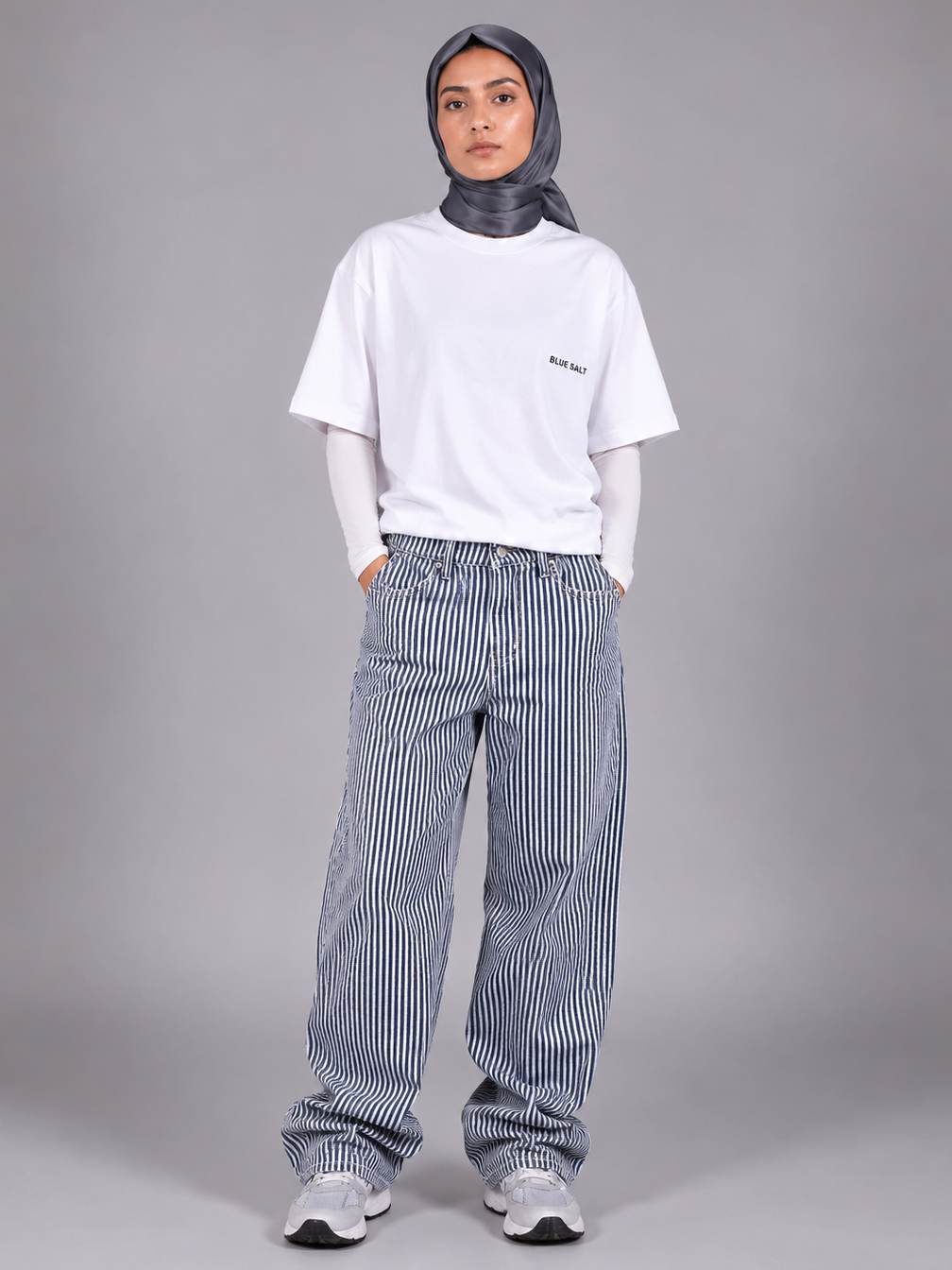 Relaxed Striped Pants