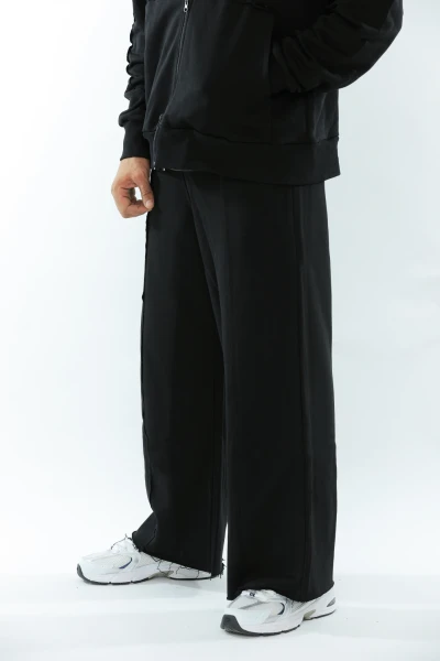 unisex-wide-leg-inside-out-pants Black Black