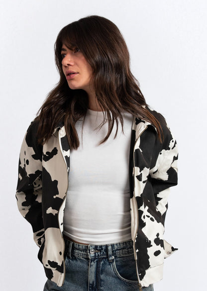 Cow Print Jacket