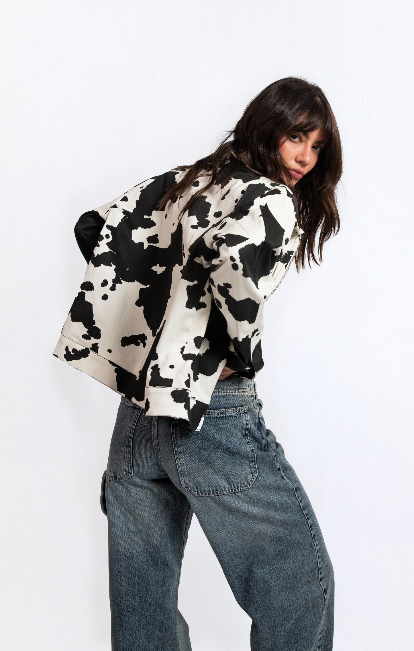 Cow Print Jacket