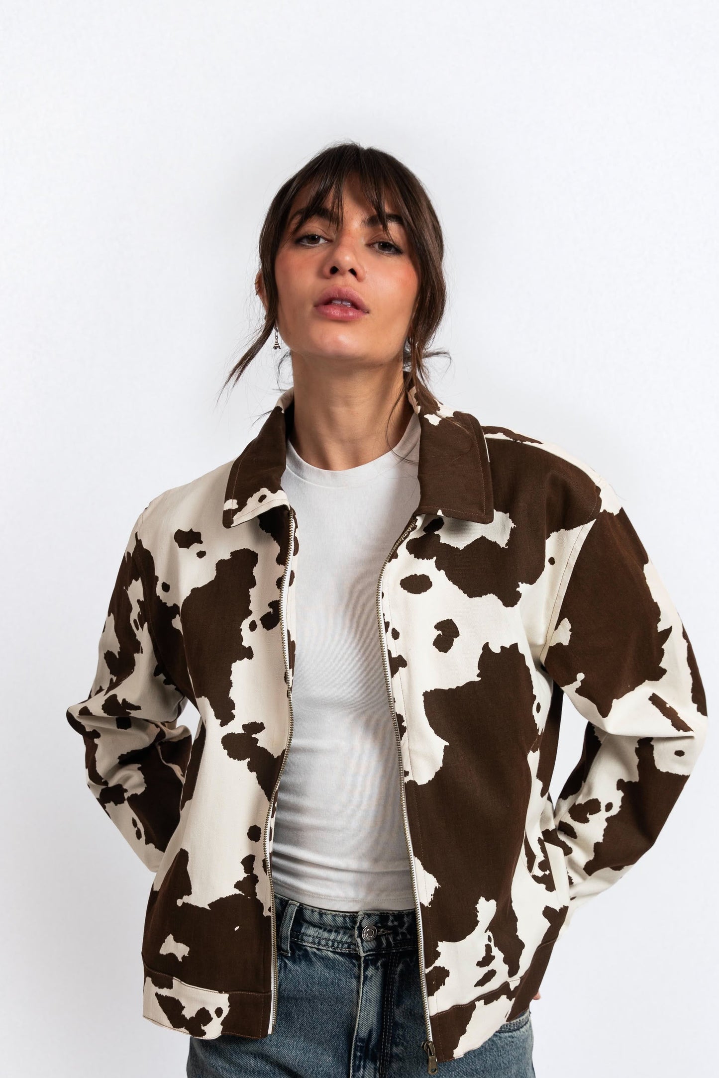 Cow Print Jacket
