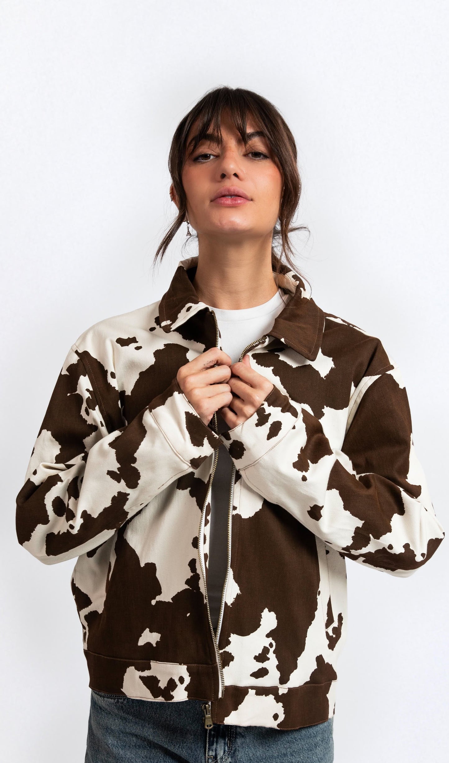 Cow Print Jacket