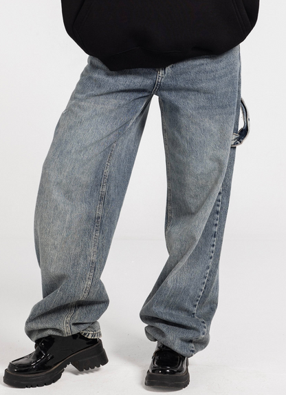 Balloon Blue Grey Jeans Pants