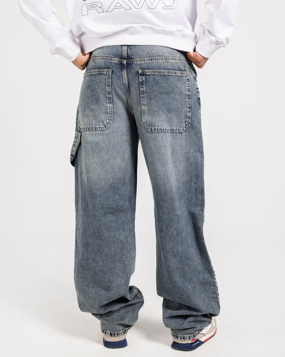 Balloon Blue Grey Jeans Pants