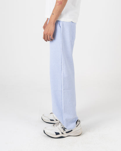Summer striped pants relaxed fit