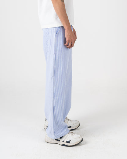 Summer striped pants relaxed fit