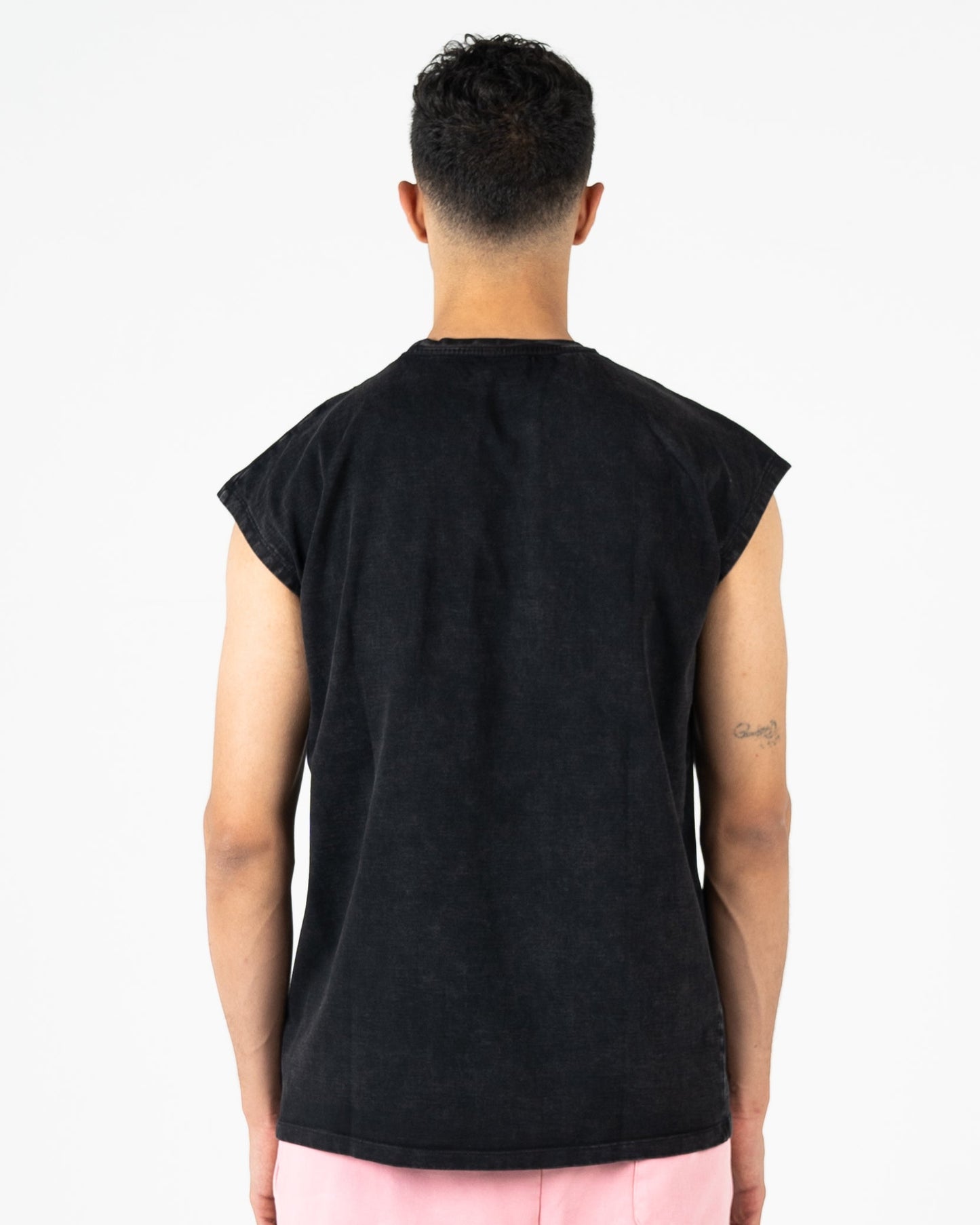 Oversized vintage Washed Cut T-shirt Racing Car