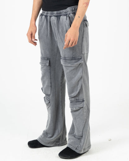 Unisex Washed Cargo Sweatpants