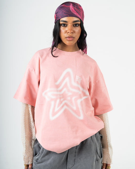 Unisex Oversized vintage T-Shirt Washed Star