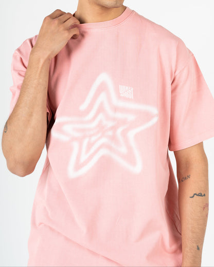 Unisex Oversized vintage T-Shirt Washed Star