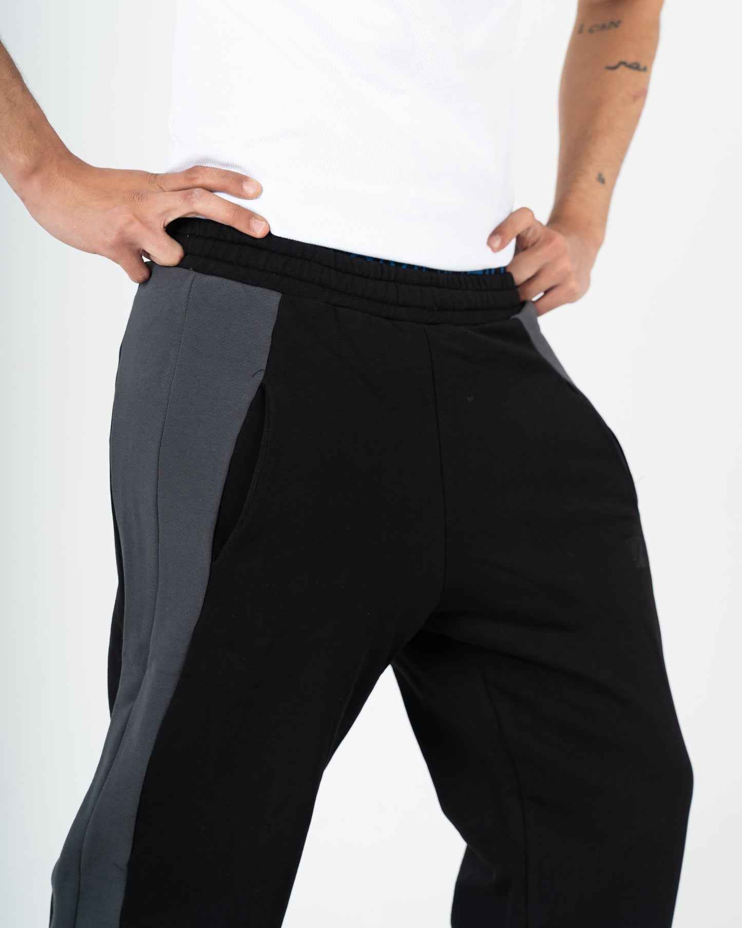 Unisex oversized wide leg pants mixed color