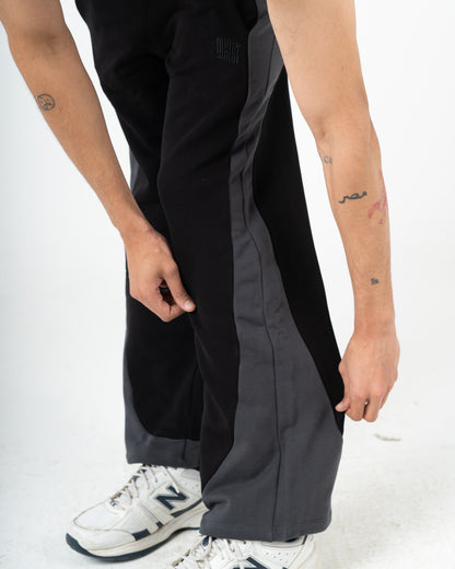 Unisex oversized wide leg pants mixed color