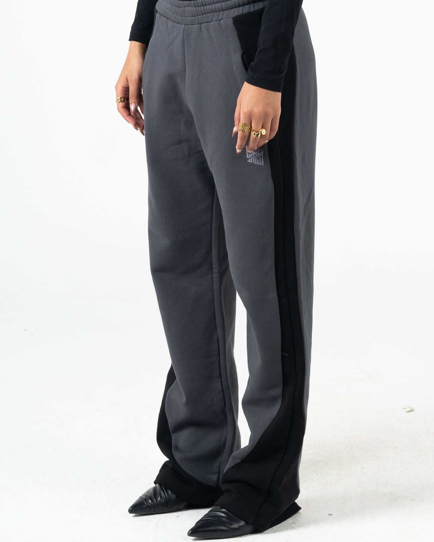 Unisex oversized wide leg pants mixed color