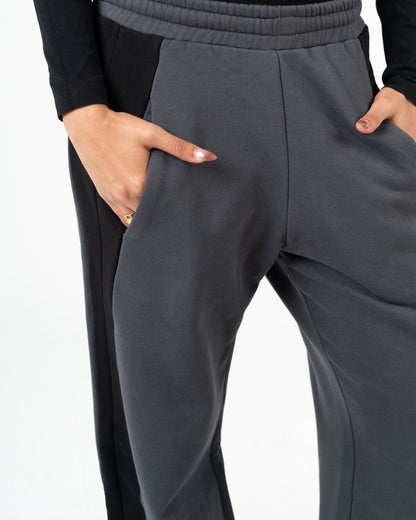 Unisex oversized wide leg pants mixed color