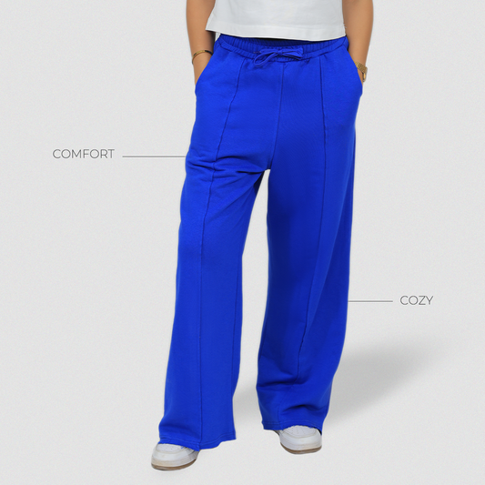 Unisex wide leg inside out pants