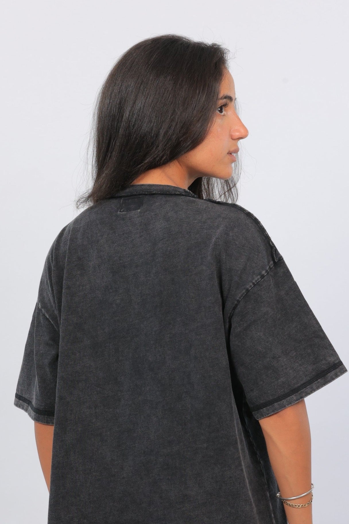Unisex Oversized vintage Washed T-Shirt With Logo