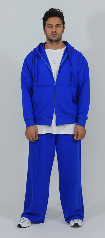 Unisex wide leg inside out pants