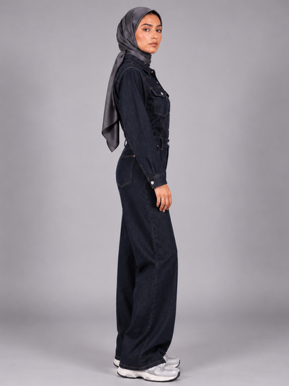 Dark Denim Jumpsuit