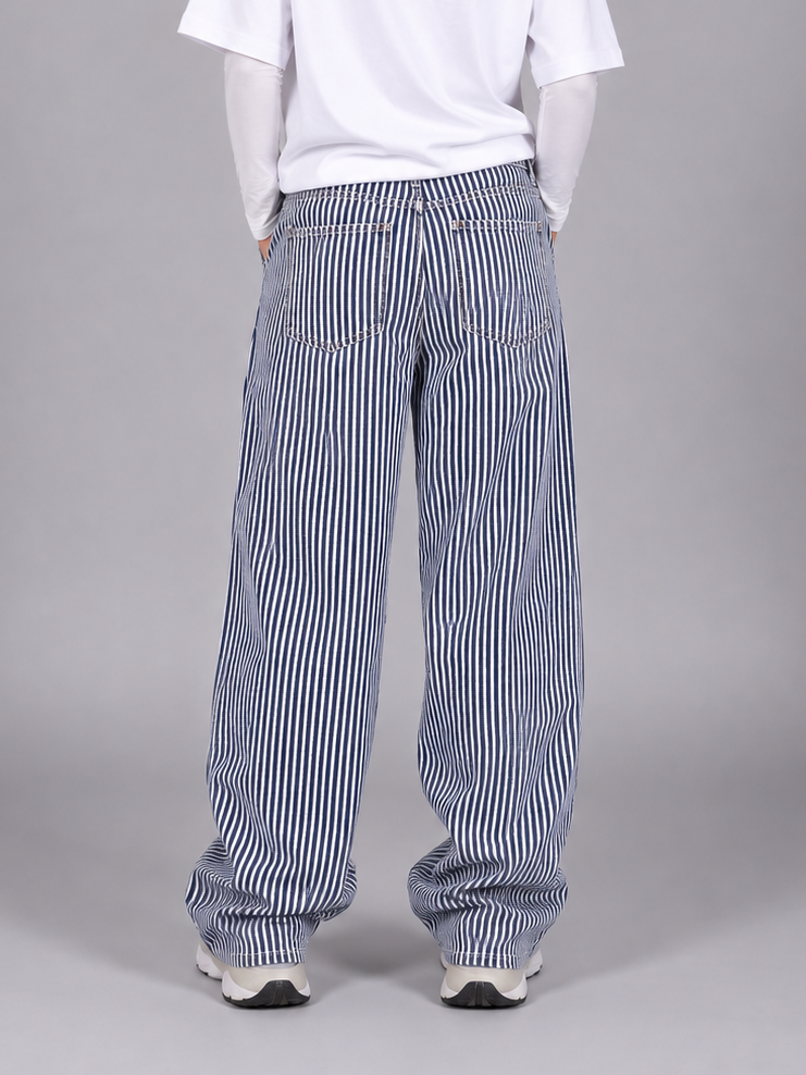 Relaxed Striped Pants