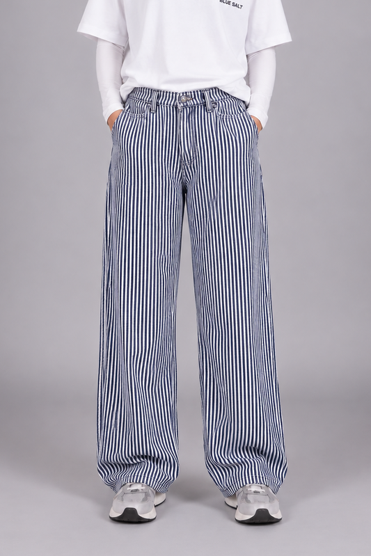Relaxed Striped Pants