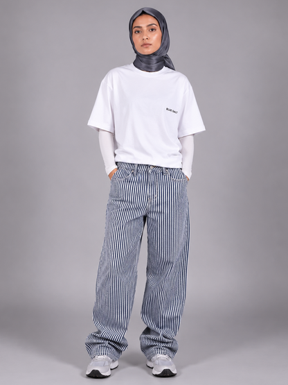 Relaxed Striped Pants