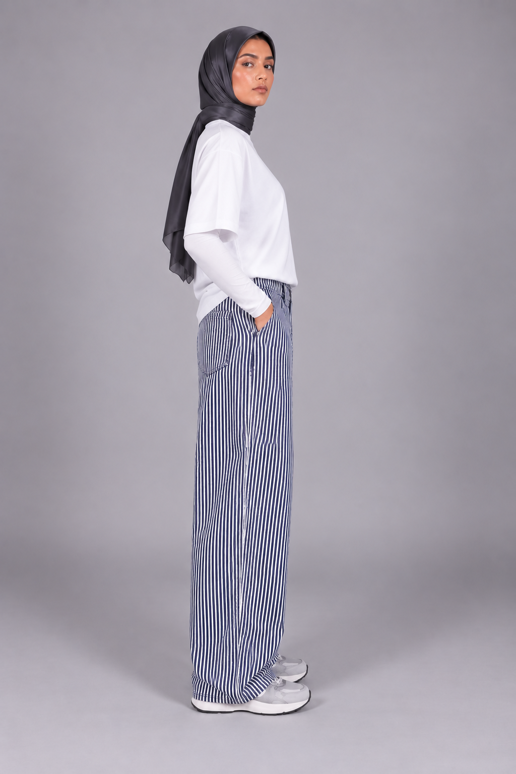 Relaxed Striped Pants