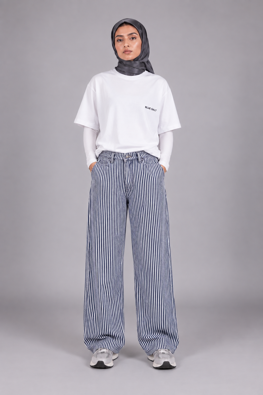 Relaxed Striped Pants