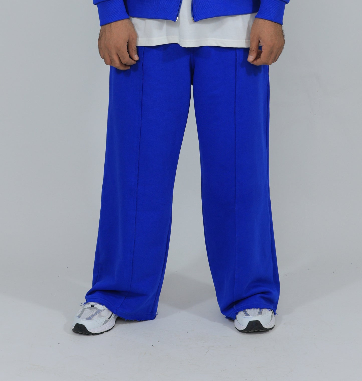 Unisex wide leg inside out pants